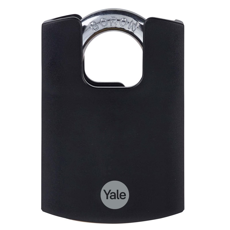 Yale Keyed Padlock, Black, 57 mm