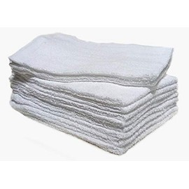 《HT-WH10 Quick Drying Thin Type》Hand Towel Set of 10 (White)
