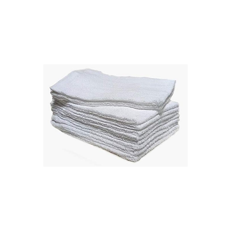 《HT-WH10 Quick Drying Thin Type》Hand Towel Set of 10 (White)