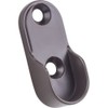 Box of 6-Oil Rubbed Bronze Oval Open Closet Brackets For