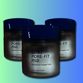 Zero pore fit pore pad 70 sheets x 3 zero pore dual pad / 제로 포어 핏 모공패드 70매 x 3개 제로모공 듀얼패드