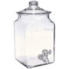Anchor Hocking Beverage Dispenser With Spigot, 1.5 Gal, Clear