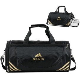 Maxgeen Bolsa de Deporte para Hombre y Mujer,Bolsas Deportiva de Viaje Nailon,Bolsa Gimnasio Grande con Compartimento para Zapatos para Natación,Yoga 