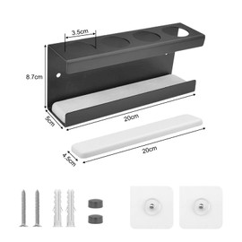Zahnbürstenhalter Elektrisch Zahnbürste Halter Wandmontage Edelstahl Zahnburstenhalterung Zahnbürstenständer Elektrisch Zahnbürsten Organizer für Badezimmer, Selbstklebende/Stanzen