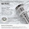 KES Bathroom Sink Drain Without Overflow Vessel Sink Lavatory Vanity