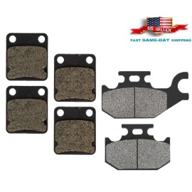 H&H bros For Yamaha Kodiak 450 Front Rear Brake Pads YFM450FA YFM450FAH 4x4 2003-2006