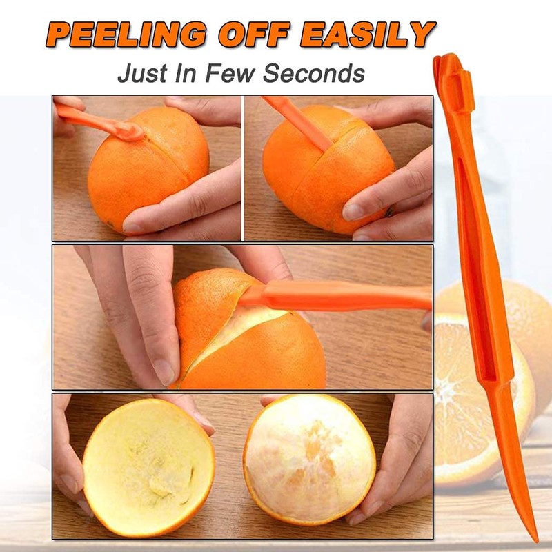 Orange Peeler tools Plastic Orange Peeler Citrus Remover Easy Open