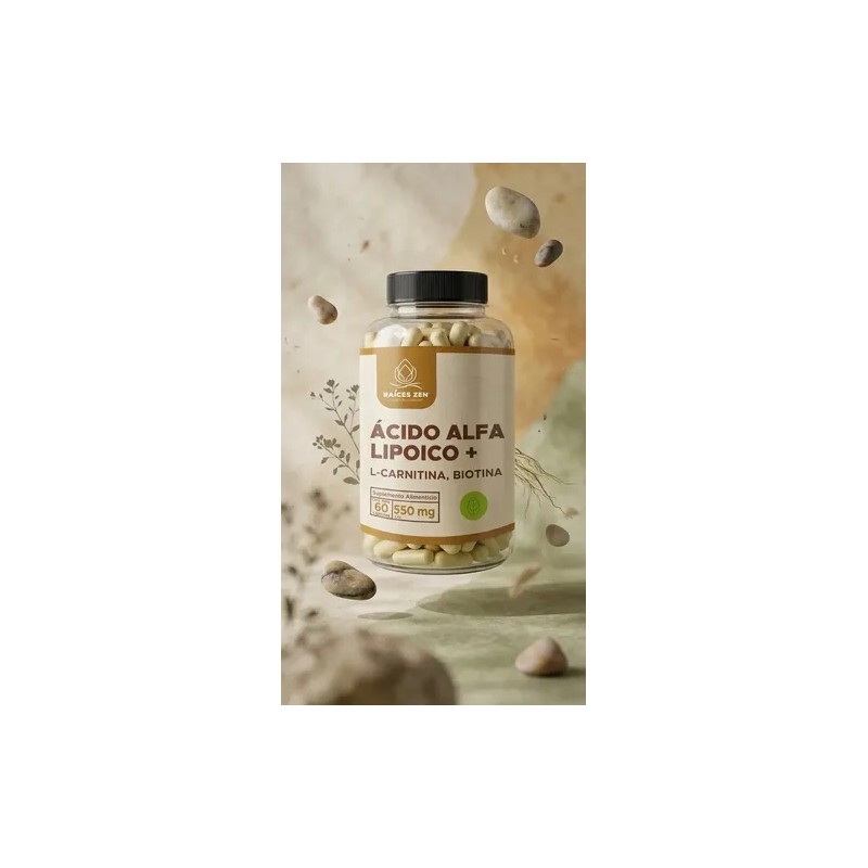 Ácido Alfa Lipoico Raíces Zen Nutrition Company Ala 550mg 60