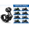 Motorcycle Phone Mount for Handlebar Use – Anti-Shock ABS &
