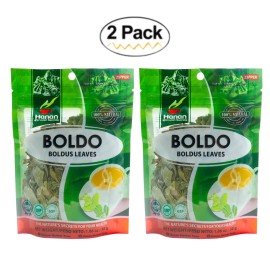 Hanan Boldus Loose Leaf Herbal Tea 1.1oz Boldo Leaves Dried Peumus Herbs from Peru