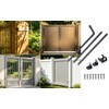 36" Heavy Duty Cane Bolt Gate Drop Rod, Ground Latch