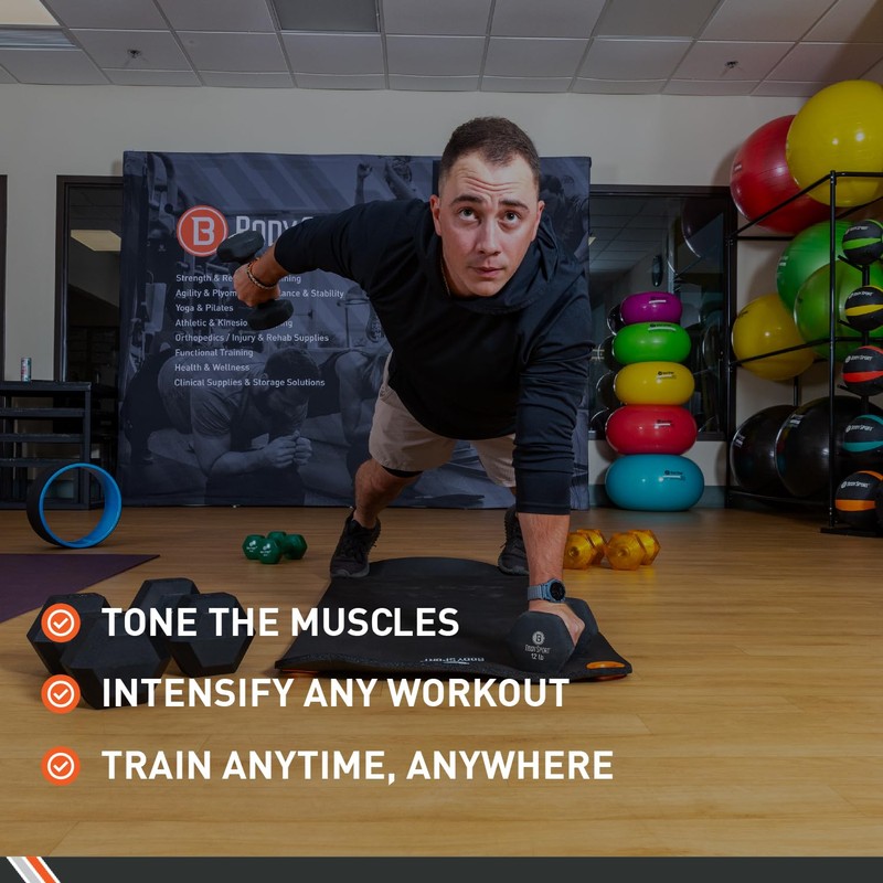 Body Sport Neoprene Dumbbell, 1-Pound