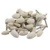 Luo ke 40 Pcs Bullet Shape Wool Polishing Bits -