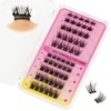 Self-adhesive Lash Clusters 55Pcs Cluster Lashes Cluster Eyelash Extensions Mix8-16mm
