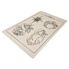 Large A4 Size Flower and Sun Tattoo Practice Skin (Pack