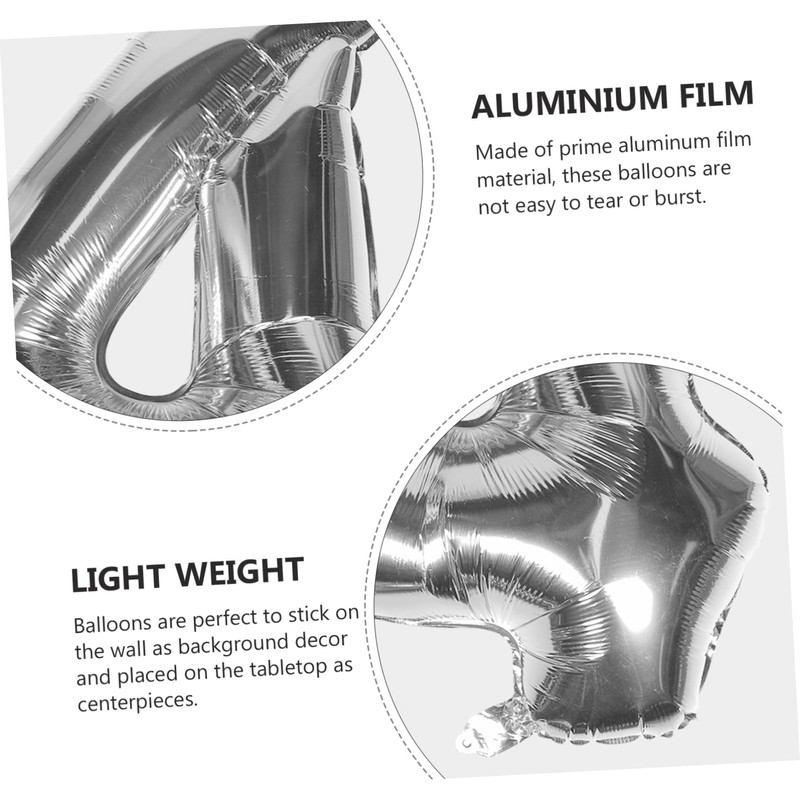 Alipis Aluminum Film Balloons Kit 2024 New Year Decorative Banners
