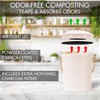 Beautiful Kitchen Compost Bin with Smell Proof Lid - Rust