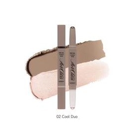 TOO COOL FOR SCHOOL Dual Contour Stick 2.2g [Cool/Warm/Neutral], Shade:03 Nuetral Duo