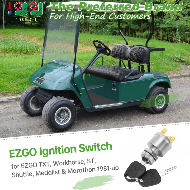 10L0L Golf Cart Ignition Switch 33639-G01 for EZGO E&G All