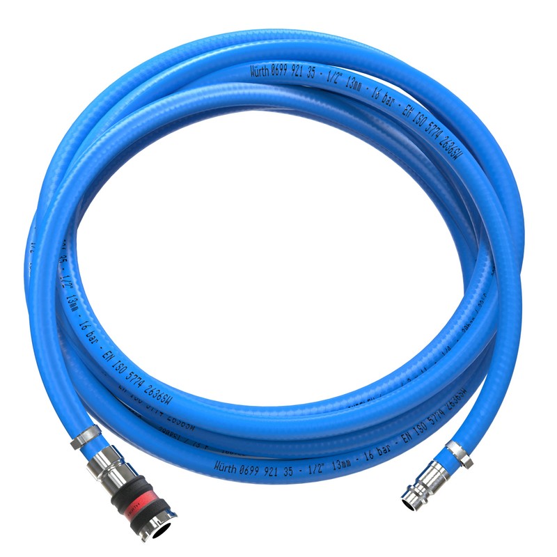 AUPROTEC Würth Compressed Air Hose Set, 13 mm Diameter, 1