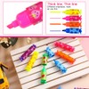 LPAMABA 30 Pieces 6 Colours Mini Highlighter Pen Set Mini