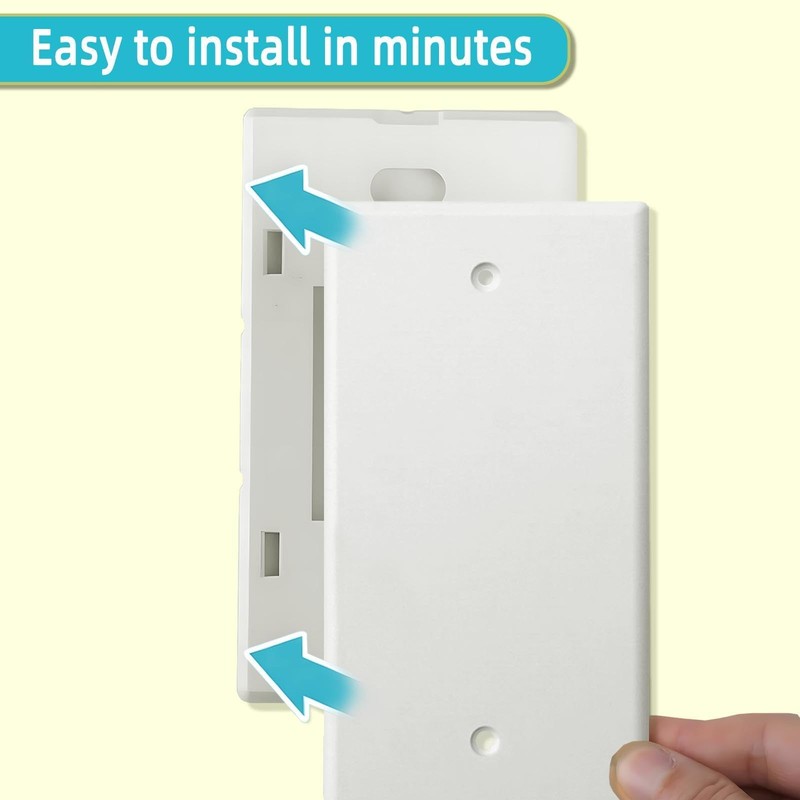1pcs Double Socket Blanking Plate – 2 Gang Blanking Plate