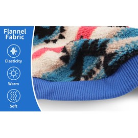 YAODHAOD Dog Jumper for Small Dogs, Fleece Dog Jumper, Ethnic Style Dog Winter Clothing, Ultra Soft Thermal Winter Warm Puppy Sweatshirt, Pet Jumper (S, Pink)