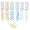 Loose Leaf Rings, 12 Pieces, 6 Colors, Binder Ring, Removable,