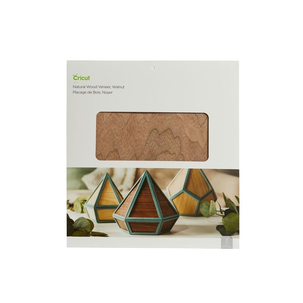 Cricut Natural Wood Veneer | Walnut | 30.5cm x 30.5cm