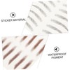 FOMIYES Full Natural Eyebrow Stickers Waterproof Quick Easy to Apply