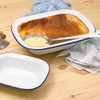Falcon 18cm Oblong Pie Dish White - 44018