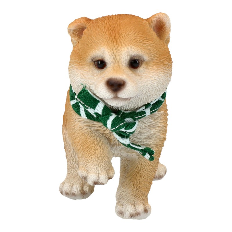 Shiba Inu Mini - Gives Paw, Hand-Painted Polyresin Ornament, 8