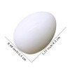 JVHLOV 20x Solid Plastic Dummy Fake Eggs, Dummy Eggs Dove,