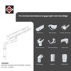 INEFA Drain pipe semicircular, PVC NW 100 / DN 75