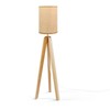 Rattan Drum Lampshade Replacement E27-E14, Clip On Barrel Lampshade Natural