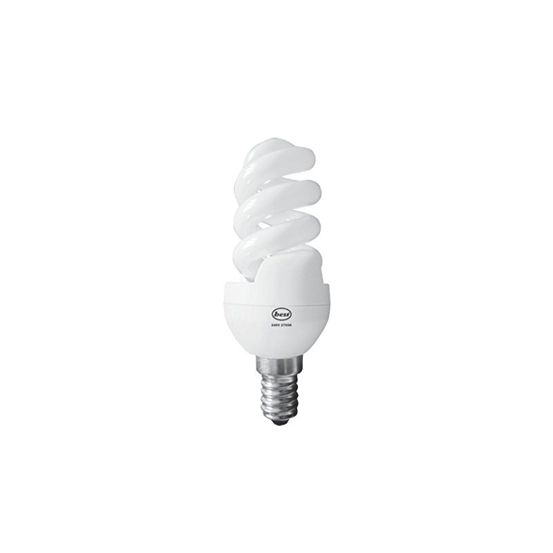 Merriway® BH00544 T3 CFL SES Energy Saving Mini Spiral Lamp,