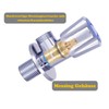 Lazardo 2x Angle Valve Washbasin Wall Connection Regulating Valve 3/8