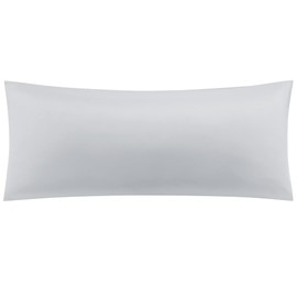 PiccoCasa Body Cooling Pillowcase Viscose from Bamboo Long Pillow Case Breathable Cool and Soft Body Pillow Cover with Zipper Closure Light Gray 20"x48" (4ft)