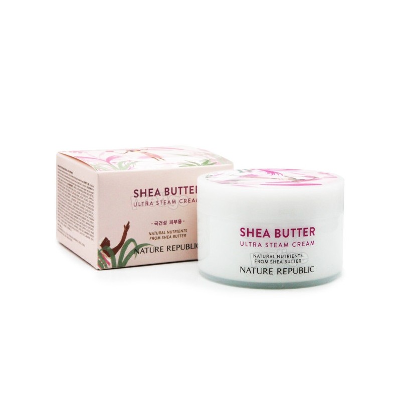 Nature Shea Butter Steam Cream - Ultra/Moist/Fresh / 네이처 쉐어버터
