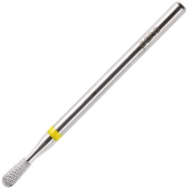 PANA 3/32" Shank Size - Pear Shape Silver Carbide Bit Extra Fine Grit - Nail Drill Bit for Manicure Dremel Machine (Large)