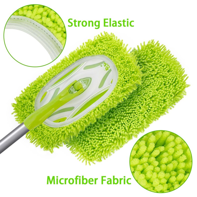 Unoutur Reusable Dry Sweeping Cloths Microfiber Wet Mop Pads Compatible