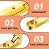 Joez Wonderful 12 Pcs 90 Degree Hinges, Wooden Box Hinge