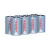 Tenergy 10000mAh NiMH D Battery, Rechargeable High Capacity D Size