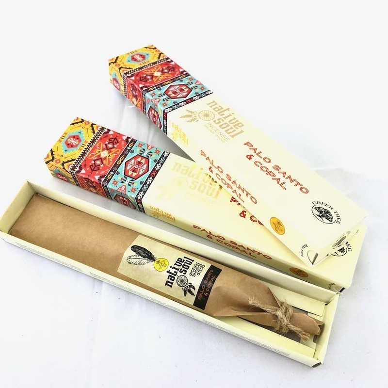 Green Tree Copal and Palo Santo Native Soul Incense Smudge