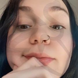 ZS 16G 14G Mustache Septum Rings, Stainless Steel Buffalo Horseshoe Nose Rings, Mustache Hanger Piercing Jewellry (14g,Black)