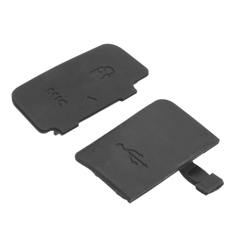 2PCS Digital Camera MIC Interface Door Cover Rubber Camera Repair
