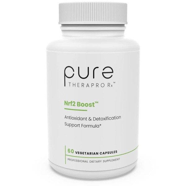 Pure Therapro Rx Nrf2 Boost - NRF-2 Activator with Sulforaphane, Truebroc, Curcumin, Green Tea, Trans-Pterostilbene, Antioxidant Supplement to Reduce Oxidative Stress, Made in USA (60 Vegan Capsules)