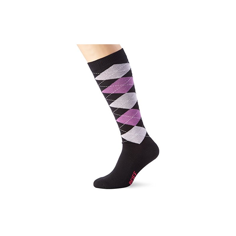 Pfiff Unisex Checked Riding Socks with Reinforced Foot Bed 100322,