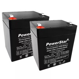 PowerStar 2 Pack - Razor E100 E125 E150 Electric Scooter battery 12V 5AH - 2 YEAR WARRANTY