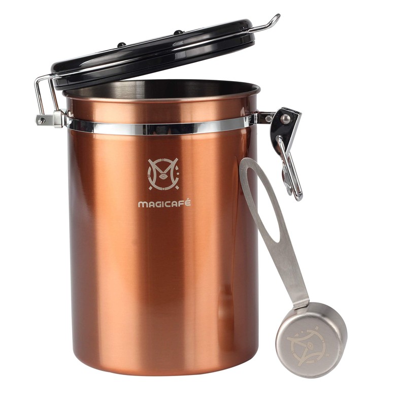 Magicafé Coffee Container Vacuum Sealed - with Co2 Valve Airtight
